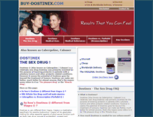 Tablet Screenshot of buy-dostinex.com